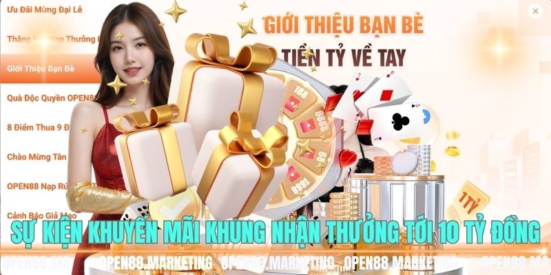 Sự kiện khuyến mãi khủng nhận thưởng tới 10 tỷ đồng